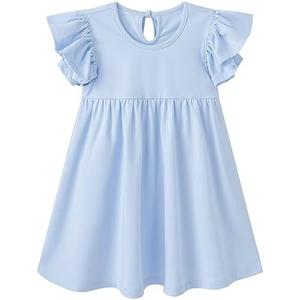 pureborn Toddler Girls Sleeveless Summer Dresses 1-4 Years