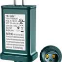 29V LED Power Supply, Christmas Tree Plug Adapter, IP44 Waterproof Class 2 Power Supply for Christmas String Light Inflatable Decorations (TS-18W29V)