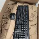 Logitech MK270 Wireless Keyboard and Mouse Combo for Windows, 2.4 GHz Wireless, Compact Mouse, 8 Multimedia and Shortcut Keys, 2-Year Battery Life, for PC, Laptop - Black