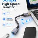 USB Extension Cable 20ft- USB3.0 Speeds,Durable Braided Design Type A Male to Female USB Extender for Printer, USB Keyboard,Mouse,Flash Drive
