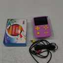 32 Bit Handheld Games for Kids Preloaded 139 Video Games, Portable Video Gaming Player with 3.0" IPS Screen and Rechargeable Battery, Mini Travel Games Electronic Gifts Toys for Boys Girls, Purple