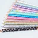 U-RIGHT 12 Pcs Fancy Pens for Journaling, Cute Pens for Women, Retractable Pretty Fun Pens for Nurses Waitress