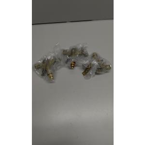 1/ 2 Inch Brass Impact Sprinkler Heavy Duty Orbit Sprinkler Head with Nozzles Adjustable 0-360 Degrees Sprinkler Head Lawn Watering Sprinkler for Yard Lawn and Grass Irrigation (3 Pieces)