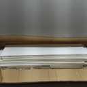 Vongrasig 7 Cube Bookshelf, 3 Tier Mid-Century Modern Bookcase with Legs, Wooden Bookshelf Storage Organizer Display Bookcase for Bedroom, Living Room, Office, White