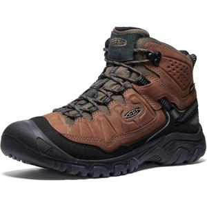 KEEN Men's Targhee 4 Mid Height Durable Comfortable Waterproof Hiking Boot (12 Wide)