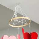 Valentine's Day Decor Love Wind Chimes Decorations Paper Heart Chandeller Ideas