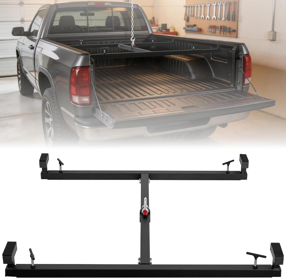 Adjustable Truck Bed Lifter Box Lift for Lift Pickup | Powder Coated Heavy Duty Truck Bed Lifting Tool for Pickup Trucks, 800LBS Capacity