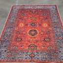 Keen Home Design 5x7 Rug - Machine Washable Area Rug with Non-Slip Backing, Ideal for Living Room, Dining Room, Bedroom - Vintage, Easy Clean, Durable, Low Pile Rug - (5' x 7')