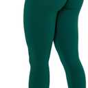 AUROLA Workout Leggings for Women Seamless Scrunch Tights Tummy Control Gym Fitness Girl Sport Active Yoga Pants (Large, Alpine Green)