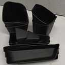 smabee 10PCS Front & Rear Door Side Storage Box for BMW X3 2025 2026 Accessories Insert TPE Interior Armrest Box Insert Tray Black