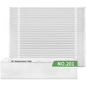 2-Pack 201 Replacement Filter Compatible with Aprilaire 2200, 2250 Whole-House Air Purifier or Space-Gard 2200, MERV-10 Furnace Filter, 20x25x6 Air Filter