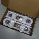 Jetec 10 Pieces Cabinet Locks for Babies, U-Shaped Proofing Drawers Safety Child Locks Adjustable, Easy to Use Childproof Latch for Knob Handle on Kitchen Door Storage Cupboard Closet (White)