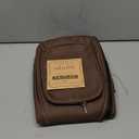 10MM Leather Handles Thick Durable Colorful Ukulele Case Bag with Storage (21in, Coffee)