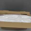 Twin XL Mattress Topper Cover 3-4 Inch, Removable Viscose Made From Bamboo Zippered Cover for Latex Topper, Extra Long Protector With Straps