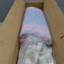 365 Gallon 103" Pool Storage Bin XXXL Extra Large Swimming Pool Float Storage Bin, Pool Noodles Holder, Toys, Floats, Balls and Floats Equipment Mesh Rolling Storage Organizer Bin, 103" Lx32 Wx35 H (Pink)