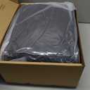 Saisier Grey Goose Feather Down Comforter King Size, Premium All Season Duvet Insert, 750+ Fill Power 1200TC Cotton Blend Fabric Hotel Style Comforter, 50 Oz Lightweight (106x90, Dark Grey)