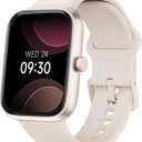 TOOBUR Smart Watch for Women, Alexa Built-in, Answer/Make Calls, 1.91" HD Screen Fitness Watch, IP68 Waterproof, 100 Sports, Heart Rate Monitor, Sleep Tracker, Smartwatch Compatible Android iOS, Beige