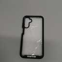 wahhle Compatible with Samsung Galaxy A15 5G Case, Built in Screen Protector Full Body Shockproof Slim Fit Bumper Protective Phone Cover for A15 4G/5G Men Women-Black/Clear