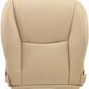SecosAutoparts Front Driver Bottom Leather Seat Covers Light Tan Upholstery Compatible with Lexus GX470 2003 2004 2005 2006 2007 2008 2009