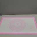 Non-stick Pastry Mat Extra Large with Measurements, Silicone Baking Mat, Kitchen Counter Mat, Dough Rolling Mat, Oven Liner, Fondant Mat, Pie Crust Mat Silicone Bread Mat (Pink)