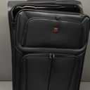 SwissGear Sion Softside Expandable Luggage, Black, Checked-Large 29-Inch