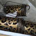 Happyyami 3pcs Garden Solar Light Solar Lights Courtyard Solar Powered Garden Lamp Animal Driveway Light Garden Stake Light Retro Metal Lantern Table Lamp Led Decor Hollow Out Nimh Batteries