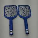 PIC Mega Bug Zapper Racket with Bottle Opener, 800 Volt Electrical Grid, Handheld Outdoor & Indoor Bug Zapper, Battery Operated, Kills Bugs on Contact, Pack of 2