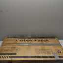 Casaottima L Shaped Gaming Desk, Corner Desk Gaming Table for Home Office, Computer Desk Sturdy Writing Workstation for Small Space, Easy to Assemble, 51 inch, Carbon Fiber Surface, Black