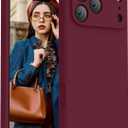 FireNova Magnetic for iPhone 17 Pro Max Case, Compatible with MagSafe, [Integrated Silicone Camera Control Button] [Camera Protection] Anti-Scratch Microfiber Lining Phone Case, 6.9", Plum