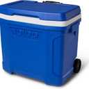 Igloo 28 Qt Blue Wheeled Cooler with Locking Telescoping Handle