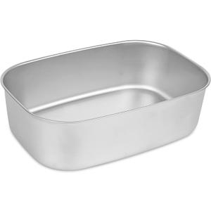 Linkidea 304 Stainless Steel Electric Lunch Box Inner Container, Not Compartments Removable Reusable Tray, 1.5L Food Replace Container Compatible with 1.5L SOHIDA Electric Lunch (Silver)