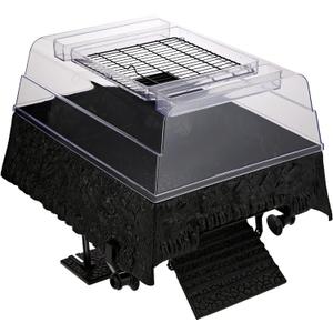 PENN-PLAX Reptology Turtle Topper  Above Tank Basking Platform That Safely Mounts to Standard Size Tanks Including 10g, 20L, 20H, 29g, up to 55 Gallons and 13 Wide  Black Color (REP600) PENN-PLAX Reptology Turtle Topper  Above Tank Basking Platform That Safely Mounts to Standard Size Tanks Including 10g, 20L, 20H, 29g, up to 55 Gallons and 13 Wide  Black Color (REP600)