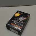 Tire Inflator Portable Air Compressor: 150PSI Rechargeable Air Pump with Digital Pressure Gauge, LED Light and Auto Shut-Off - Fast Inflation for Car, Motorcycle, Bike, and Ball - Black