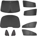 Vehicle Sun Shade - Custom-Fit Auto Window Shades Set, Front & Rear Windshield Sunshade