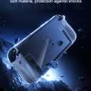 2 x STARTRC GAMES Protective Case Compatible with Nintendo Switch 2, Transparent Protective for Nintendo Switch 2 (2025) with TPU Grip Cover Case and Thumb Caps, Shock-Absorption and Anti-Scratch Design