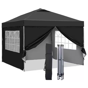 10 ft. x 10 ft. Black Patio Canopy Tent Pop Up Gazebo with Sidewallls
Questions & Answers 
+3
Hover Image to Zoom

Share

Print