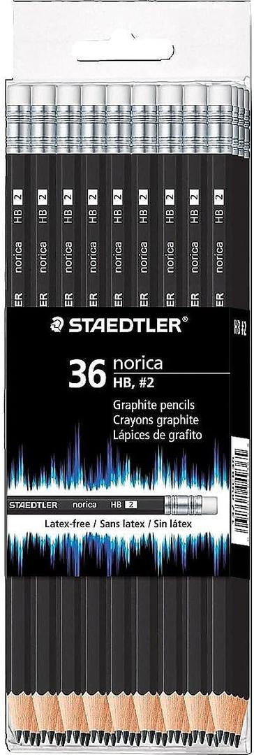 Staedtler Norica #2 HB Woodcased Pencils Black 36/Pack (1, A)