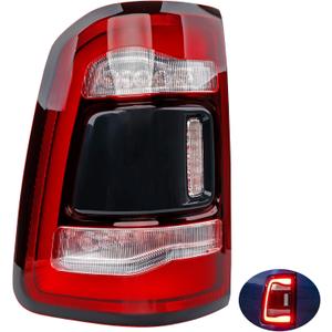 Misakomo LED Taillamps - Brake Tail Lights Compatible with RAM 1500 2019-2024, Replace 55112993AB 55112993AC 55112993AD - LED Driving Reverse Lights Brake Turn Signal Lighting Rear Left Driver Side