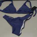 Women's Bikini Sets Halter Triangle Swimsuit 2 Piece Bathing Suit, S