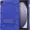 Case for Samsung Galaxy Tab A9 8.7 Inch 2023 Model (SM-X110/X115/X117), Heavy Duty Shockproof Rugged High Impact Protective Case, Blue (Galaxy Tab A9 8.7 Inch 2024, Blue)