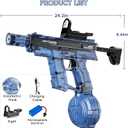 2PCS Electric Squirt Water Gun for Adult & Kids, Automatic Water Blaster Toy with Battery Powered, Long Range & High Capacity, Water Pistol for Outdoor Pool Beach Backyard Play Water Game