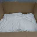 Bedsure King Size Comforter Set, Prewashed Bedding White