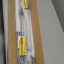 Wrought Iron Hollow Balusters - Deck Spindles Stair Railing indoor,Stair Double Spoon Knuckle Hollow Iron Baluster stair spindles, for staircase interior, Includes 2 Drill Bits for Wood(12 Pack Black)