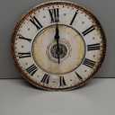 LANEABUY European Style Retro Vintage Clock 12 Inch Silent Non Ticking Battery Operated Home Decor Wall Clocks for Living Room, Bedroom, Kitchen