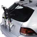 Saris Solo 1-Bike Trunk Rack - Zero Adjustments, Easy Install, 100% Recyclable Plastic Frame and Non-Rusting Material, Compact Solo Trunk Mounted Bicycle Rack