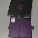 for iPhone 14 Pro Max Case Wallet with RFID Blocking Card Holder, PU Leather Kickstand Protective Flip Phone Cover Fit for iPhone 14 Pro Max 6.7", Purple