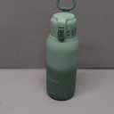 Momcozy Portable Milk Warmer for Travel  Dual Heating Modes for Breast Milk & Water, Portable Bottle Warmer with Fast Heating & Long Battery Life, 17 Ounces Large Capacity to Meet Your All-Day Needs (Gradual Change of Green)