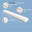1 Pack Bed Bumpers, Foam Bed Bumpers, Bed Rail Bumpers with Washable Cover, Bed Guard Rails