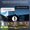 DEWENWILS 300W Low Voltage Landscape Transformer, Outdoor Low Voltage Transformer with Photocell Sensor & Timer, 120V AC to 15V DC, Landscape Lighting Transformer for Spotlight Garden Light Steplight