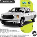 Headlights for 2007-2013 GMC Sierra 1500/07-14 Sierra 2500HD 3500HD